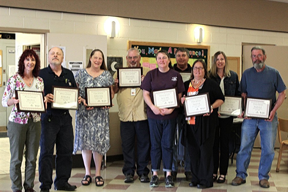 Nine Kurn Hattin Homes’ Staff Honored with Years of Service Awards