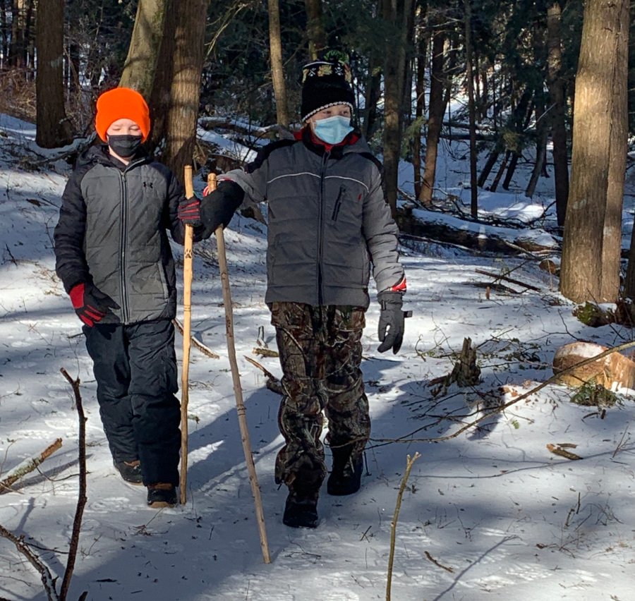 Kurn Hattin Students Enjoy Outdoor Classroom